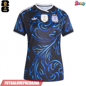 Lacne Ženy Futbalové dres Argentína MS 2026 Krátky Rukáv - Preč